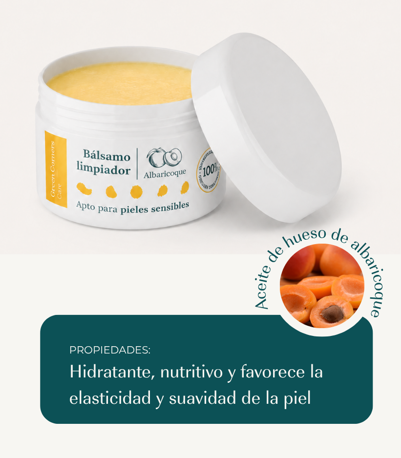 Bálsamo limpiador facial de albaricoque