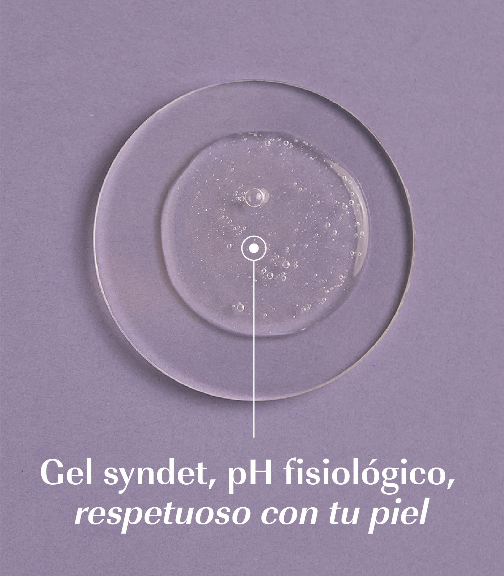 Gel de baño de arroz púrpura