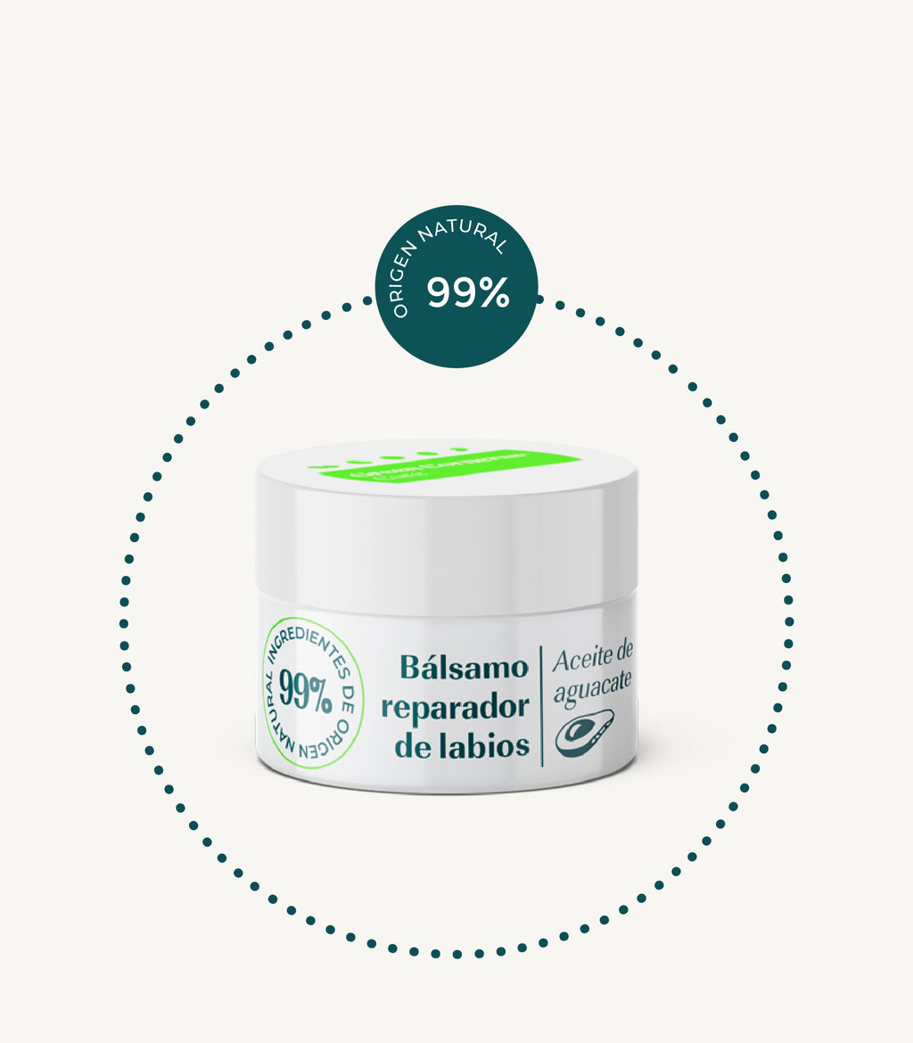 Bálsamo labial reparador con aguacate