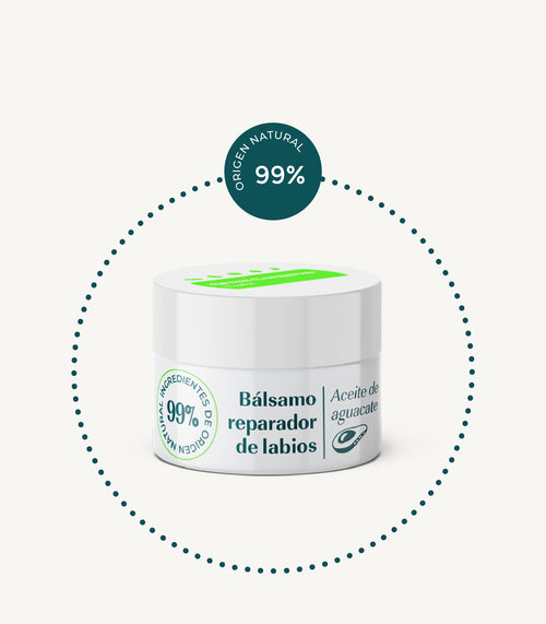 Bálsamo labial reparador con aguacate
