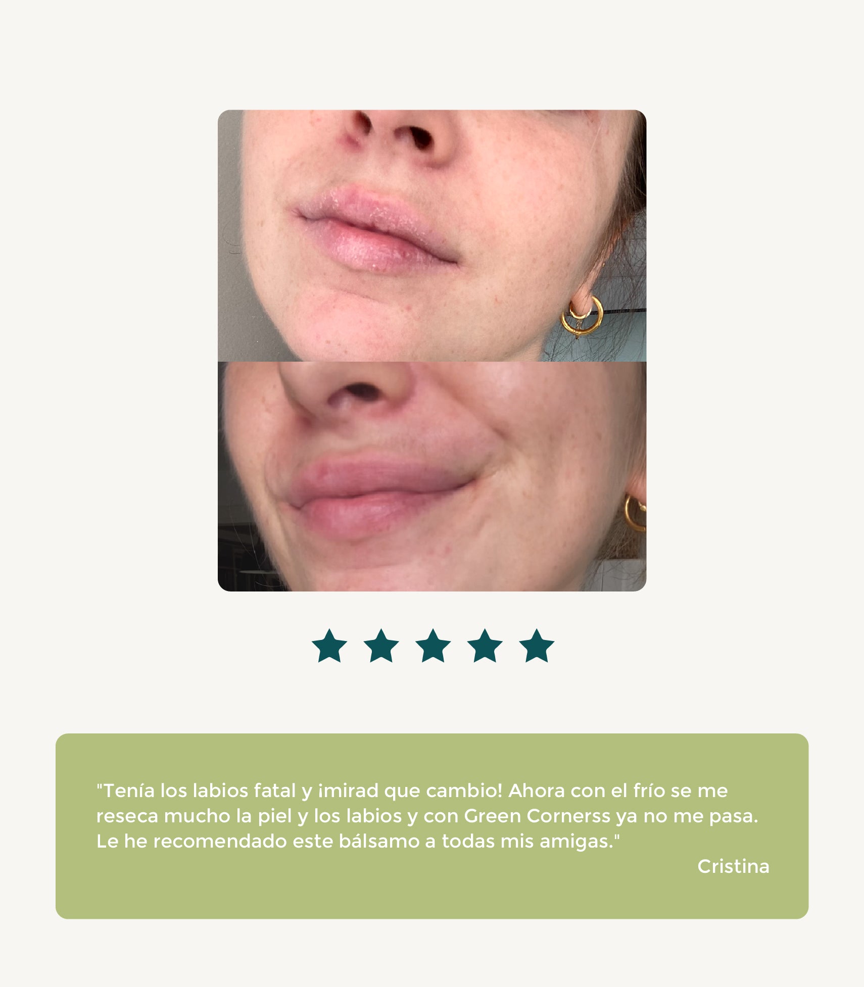 Bálsamo labial reparador con aguacate