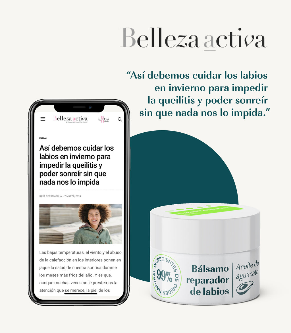 Bálsamo labial reparador con aguacate