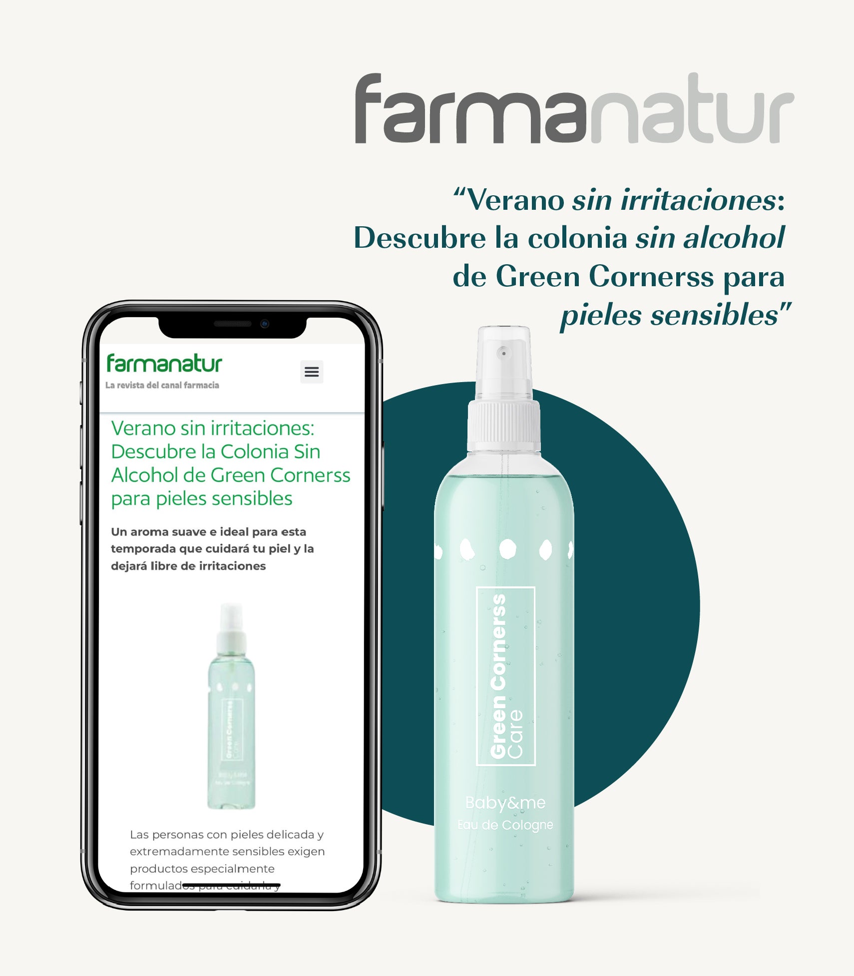 Colonia natural sin alcohol