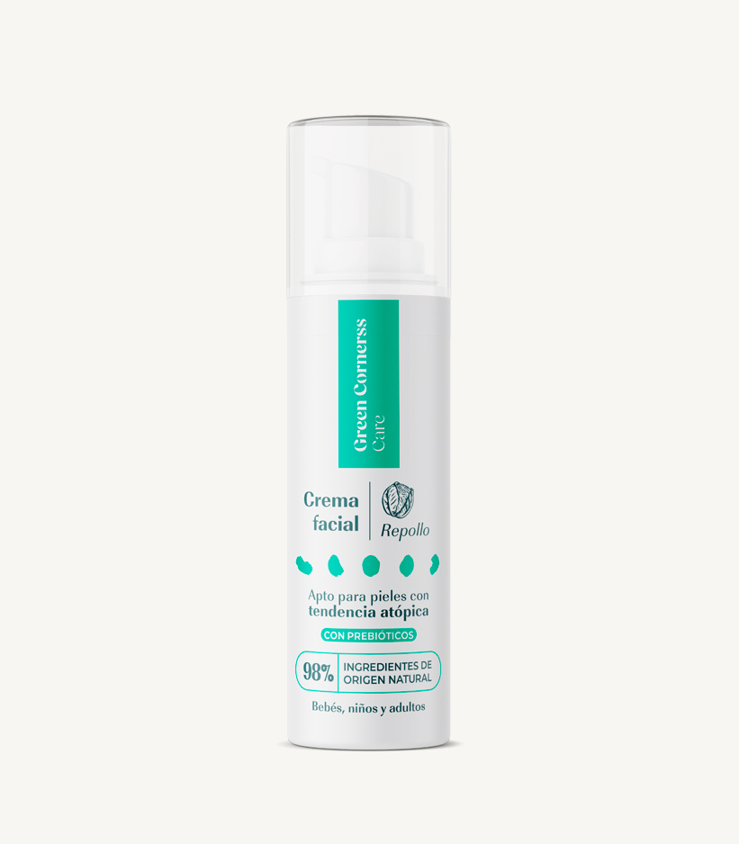Crema facial de repollo